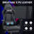 Reclining Gaming Chair with Footrest & Massage Lumbar Support, Ergonomic High-Back Racing Office Chair, PU Leather Computer Desk Chair with Head Pillow for Adults,-2109774439