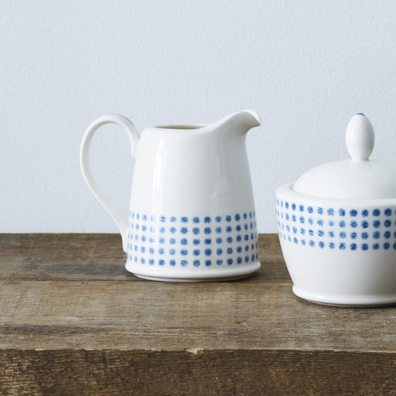 Noritake Hammock Sugar & Creamer Set, Blue