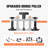 VEVOR Dent Removal Kit, 3 Packs Suction Cups