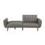 Canapé-lit capitonné en microfibre Fosnavag-1262084833