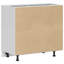 Latitude Run Kitchen Corner Base Cabinet Porto Engineered Wood-1390640235
