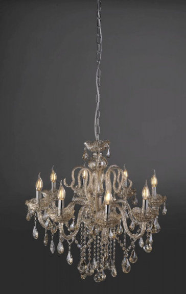 Debden 8 - Light Candle Style Chandelier