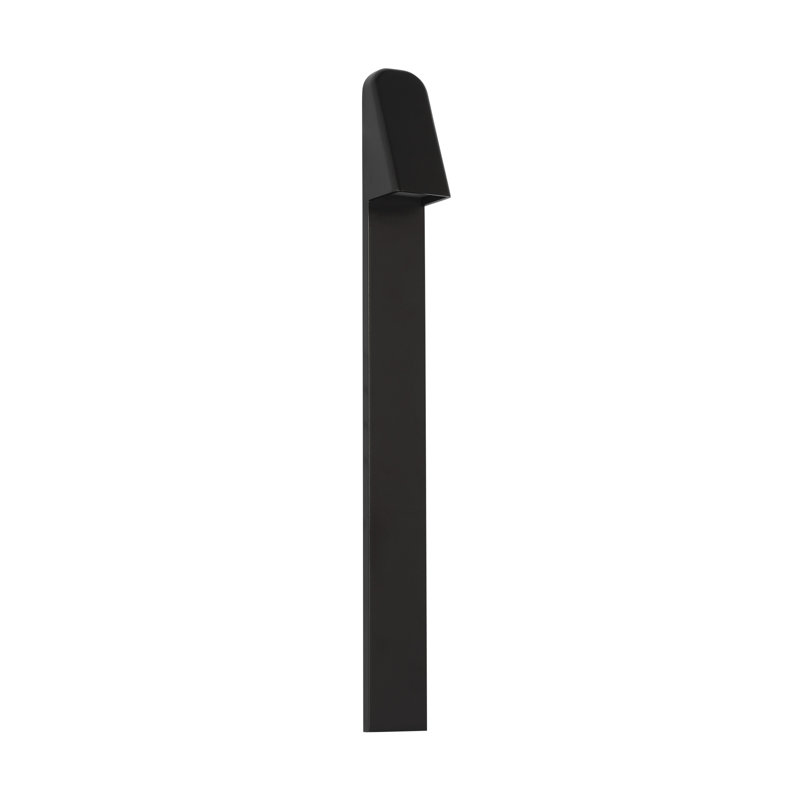 Froler LED Outdoor Sconce, Black, Black, 24" H x 2.4" W x 2.6" D