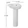 Resort Corner Vitreous China 17-3/4" Pedestal Bathroom Sink with Overflow