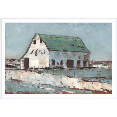 «Plein Air Barn II» par Ethan Harper - peinture encadrée