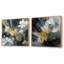 Paysage de jacinthe jaune et blanc - ensemble de 2 collages floraux carrés-1615970309-1615970306