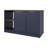 Kitchen Island 35.7" H, 2 Doors, 6 Shelves, Alby Blue / Natural Oak - Kitchen-65794973-65794969