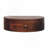 Solid Wood Honey Caramel Wall-Mounted Rounded Bedside, 1-Drawer, Brown