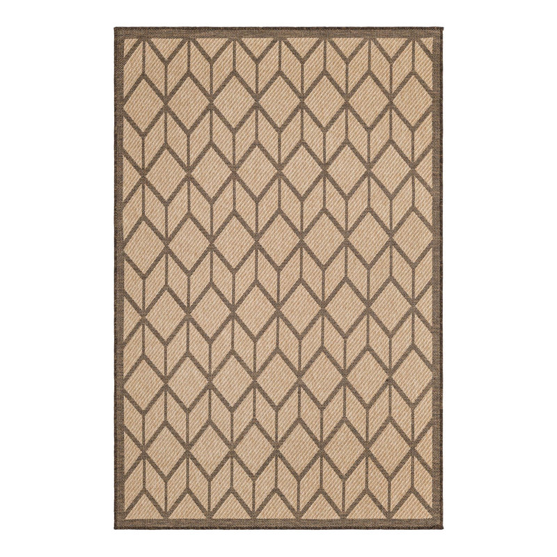 Geometric Indoor Rug, Rectangle 5'5" x 8'
