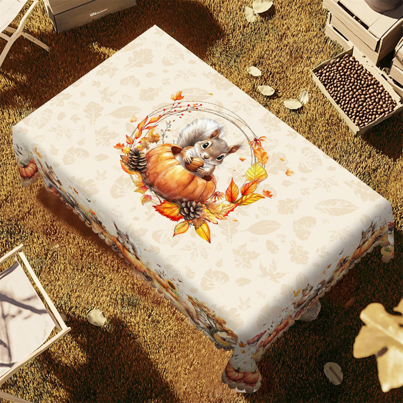 Nappe automne-hiver rectangulaire 140 x 180 cm, L 70,87 po x l 55,12 po