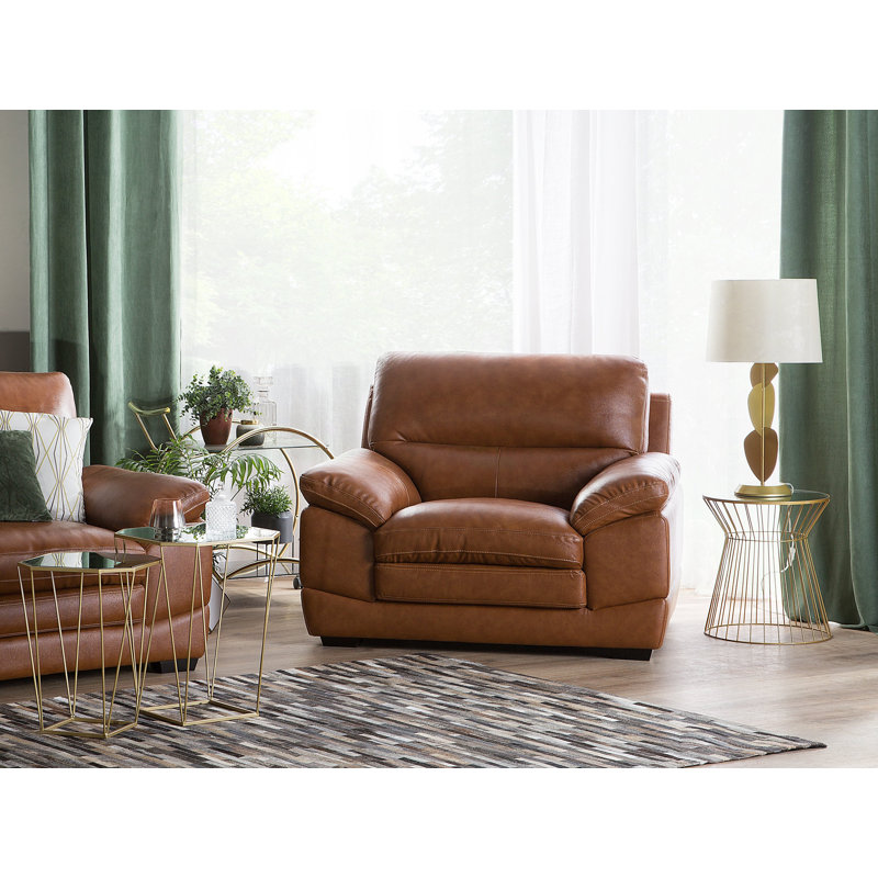 Heineman Faux Leather Armchair