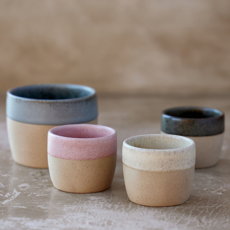 Arenito Stoneware Espresso Cup, Beige