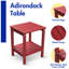 Matei 14 L x 13 W Outdoor Adirondack Side Table-690508197