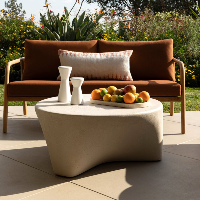 Aimee 65" Wide Outdoor Sofa, Sienna