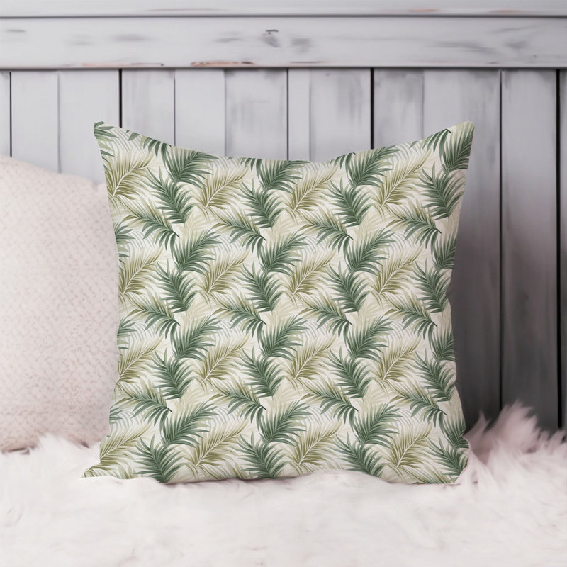 Botanical Abstract Botanical Pattern V Plants Modern, 16"H x 16"W