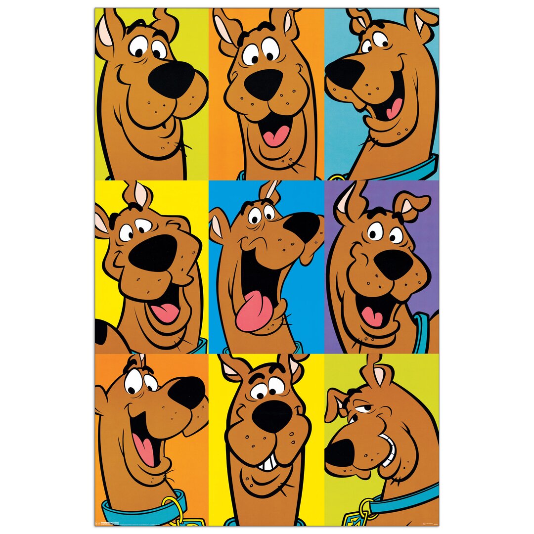 Panel Scooby Doo, Grafikdruck