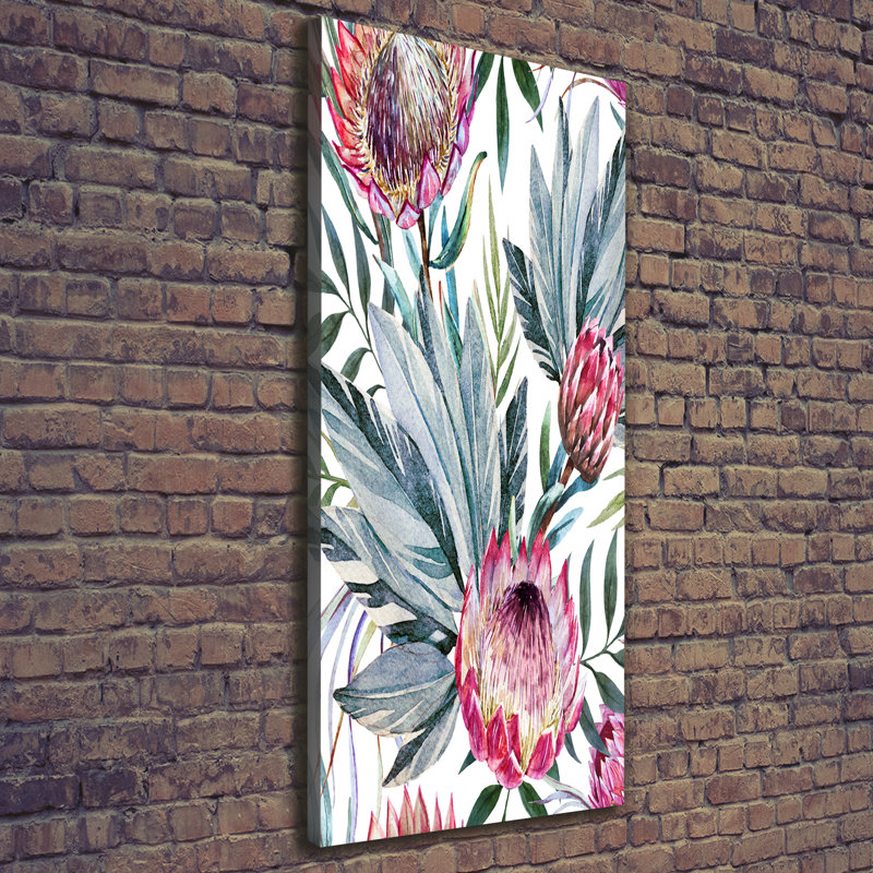 Protea - Wrapped Canvas Print