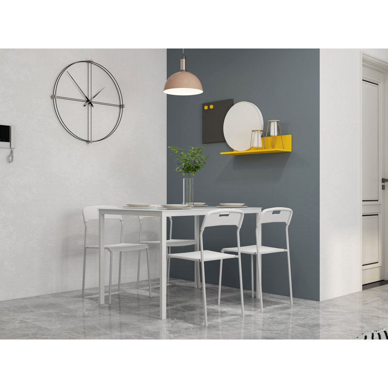 Chaises empilables Tactic, Blanc