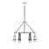 Kentlee 6 - Light Dimmable LED Wagon Wheel Chandelier