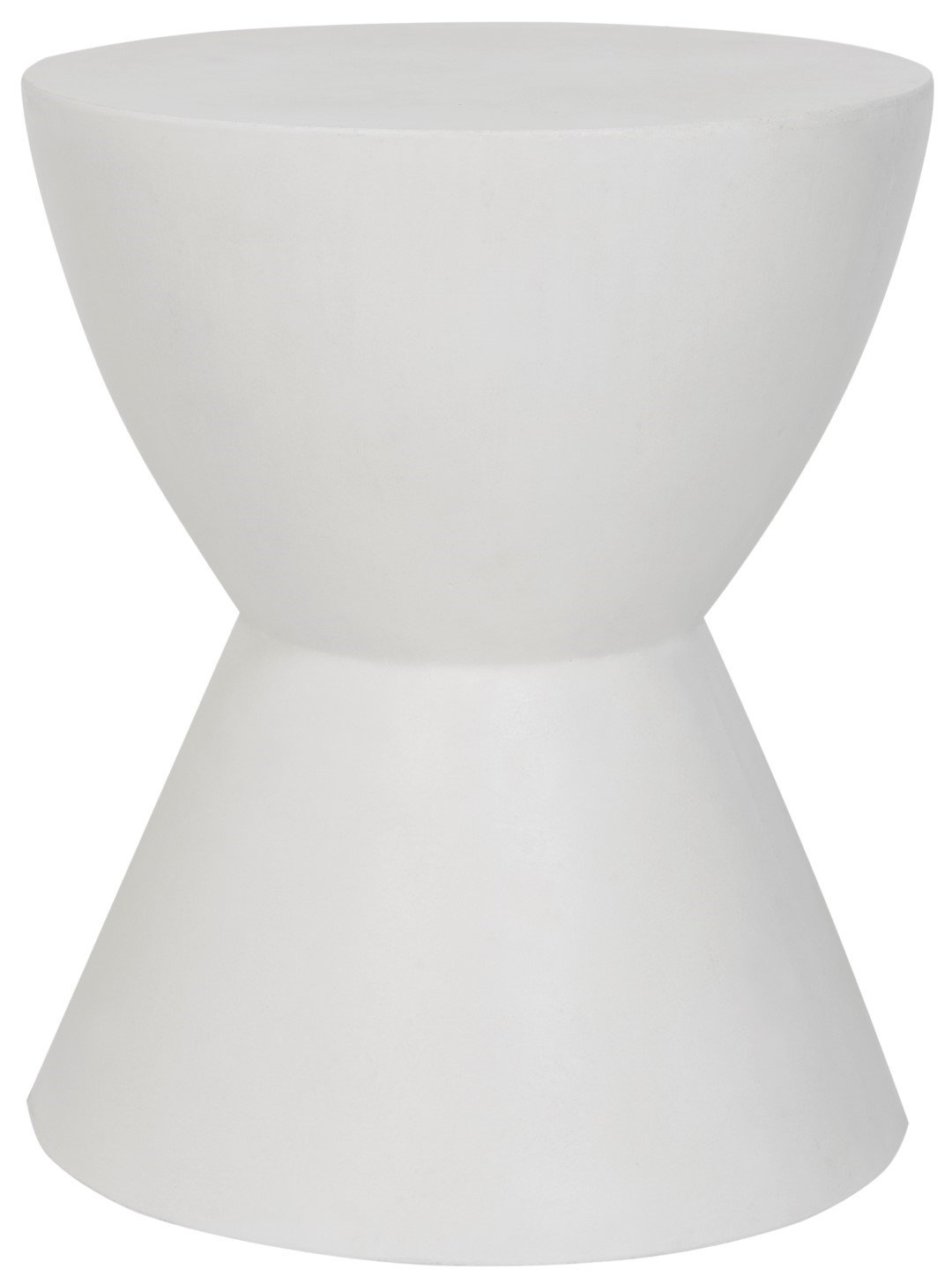 Daima End Table, Ivory