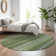 Premium Machine Washable Cerrito AMF589 Green Rug
