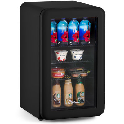 Cooluli Decor 2.4 Cuft Glass Door Beverage Cooler