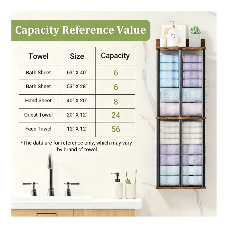 30 cm L Towel Rack