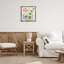 "Gingham Garden Flowers", encadrée par Floater-794963881-794963878