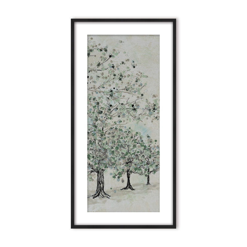 Nature Inspired "Dappled Canopy" Canvas Wall Art By , 48" H x 24" W, Framed Print, Beige