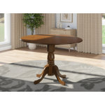 Philipston Extendable Round Solid Wood Dining Table