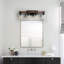 Miroir de salle de bain rustique rustique