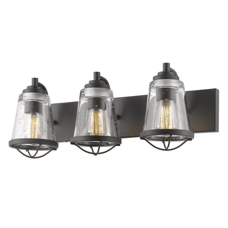 Akshay 3 - Light Dimmable Vanity Light, Bronze
