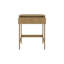 Bureau d'ordinateur, 1 tiroir, 4 pieds, chêne naturel