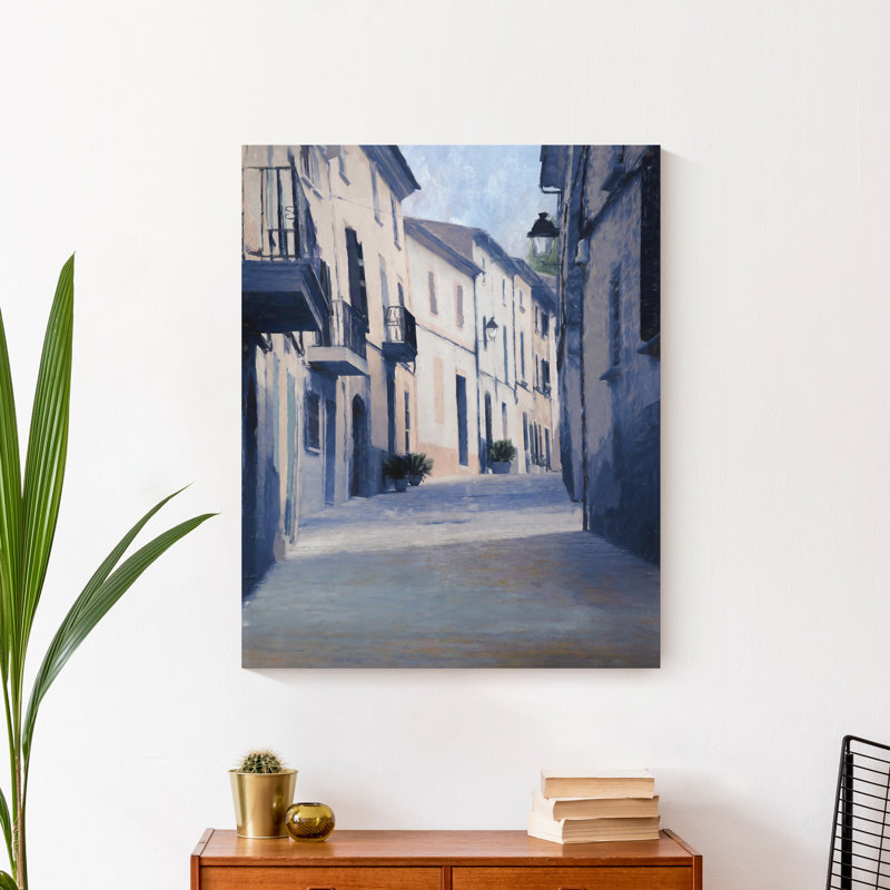 Reproduction d’art sur toile tendue European Town