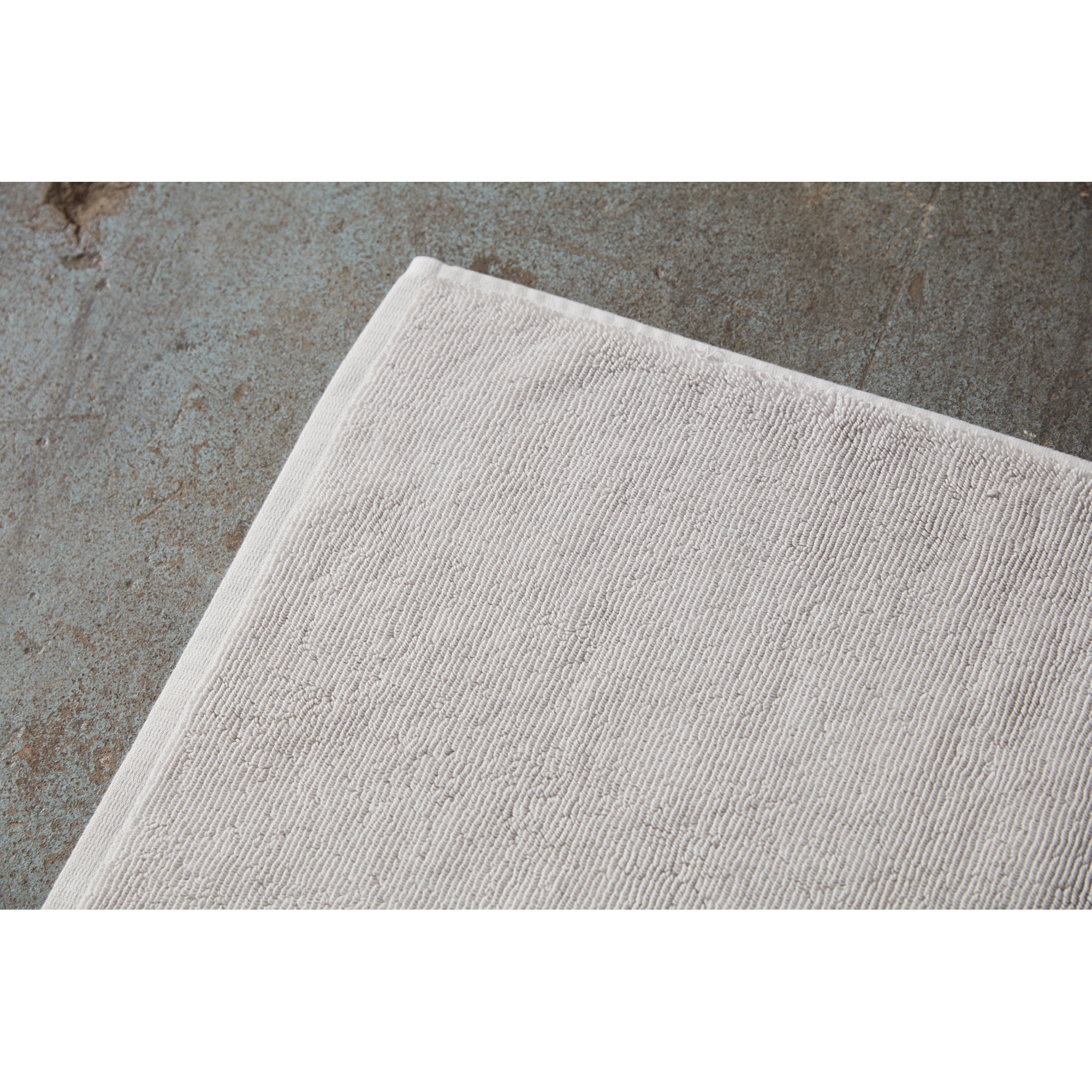 Cloud Loom Organic Bath Mat, Fog, 36" L x 24" W
