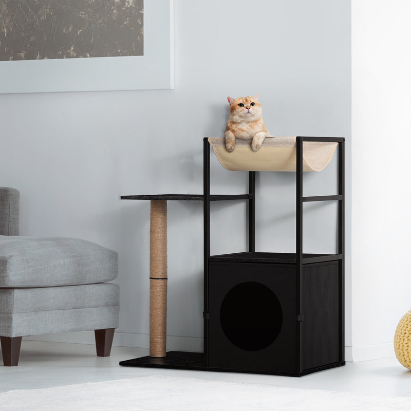 Black 30.7'' H Cat Tree
