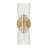 Whistler 2 - Light Wall Sconce in Natural Brass