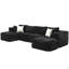 Canapé modulaire modulaire de 135,4 po-1600999198