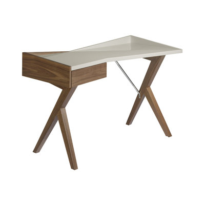 Walnut desk with wooden top