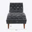 Chaise longue rembourrée