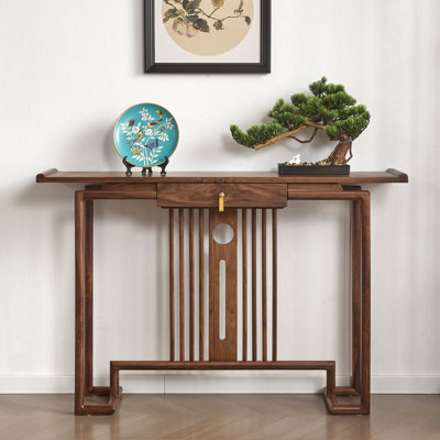 Console de style chinois simple de style rétro brun