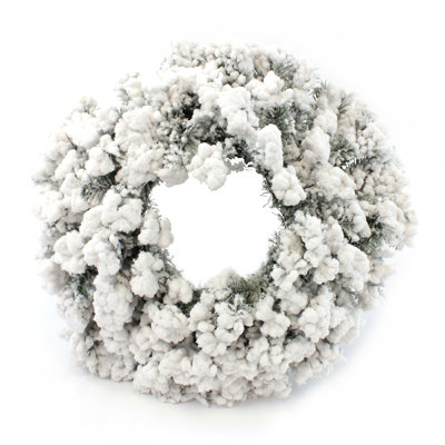 Faux Lighted 24'' Wreath