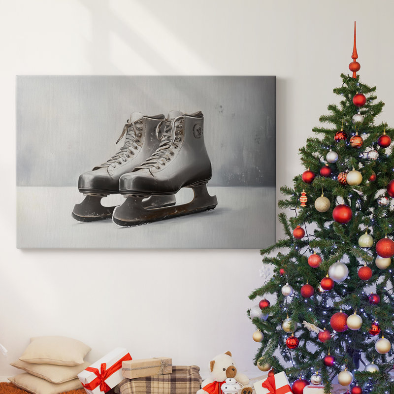 Art des Fêtes de Noël - Toile tendue avec châssis - Série 3-XXXI, H 12 po x l 18 po