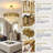 Dimmable Tiered Chandelier with Crystal Accents-377913140-377913141-377913138