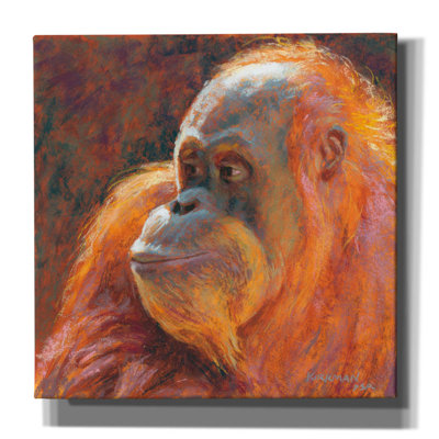 Dakota Fields 'O Is For Orangutan ' by Rita Kirkman, Canvas Wall Art