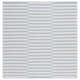 Ilona Striped Hand-Woven Flatweave Cotton Area Rug in Ivory/Light Blue