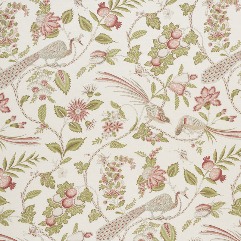 Campagne Fabric, Mineral/Rose