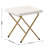 Oversize Portable Faux Fur Folding Saucer Moon Chair with Folding Ottoman-2097748749-2097722490