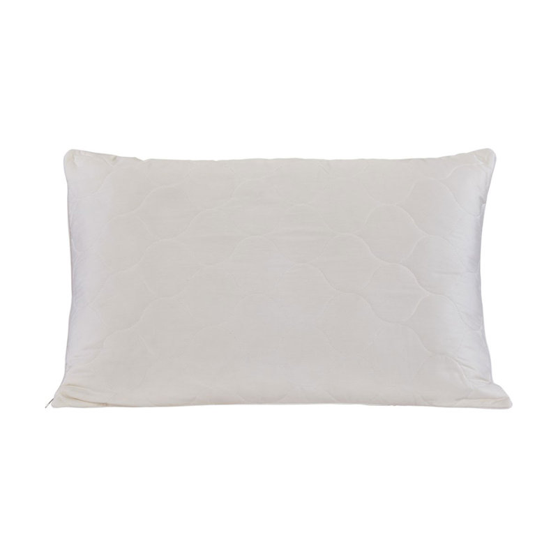 Oreiller très grand en coton, en mousse de latex et en laine hypoallergénique