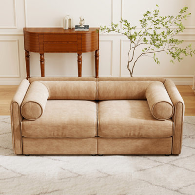 Modular Sectional Sofa With Storage, Cylindrical Backrest And Armrests Deep Comfortable Seating,durable And Supportive For Living Room by Latitude Run